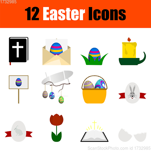 Image of Easter Icon Set