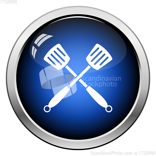 Image of Crossed Frying Spatula