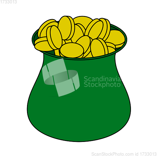 Image of Open Money Bag Icon