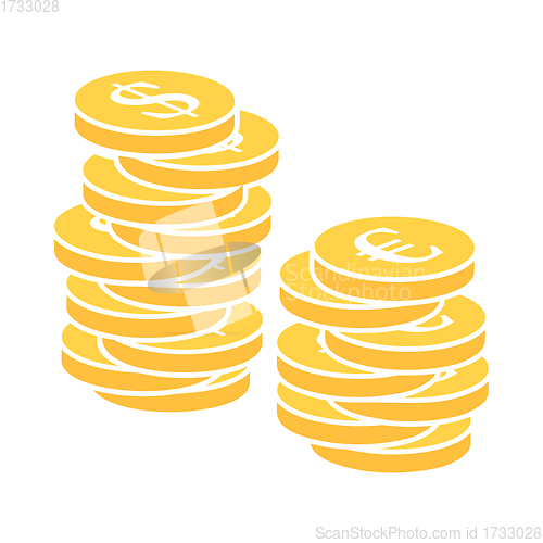 Image of Icon Of Stack Of Coins