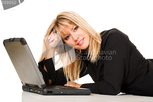 Image of A student with notebook