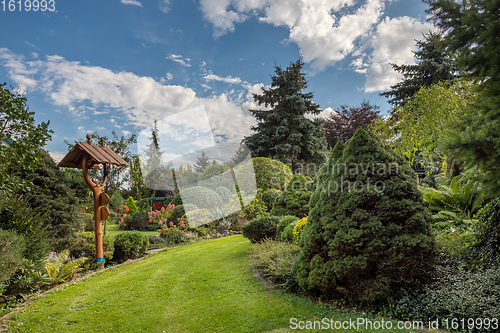 Image of late summer in garden concept