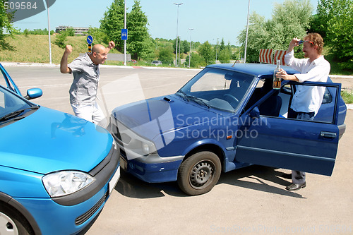 Image of accident two cars