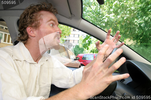 Image of angry driver 