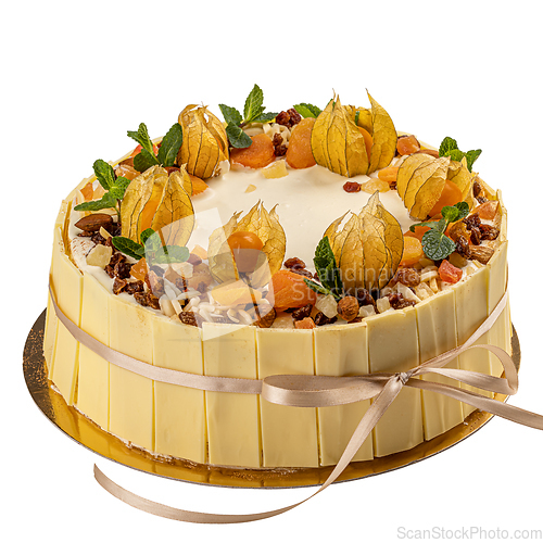 Image of White chocolate cake