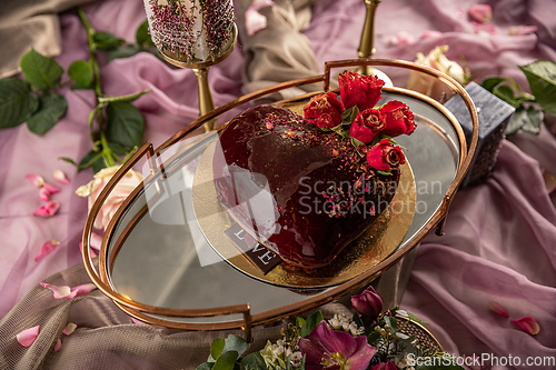 Image of Heart shaped cake