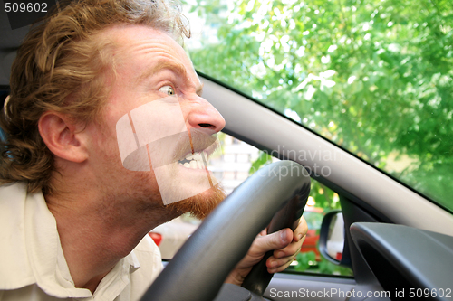 Image of angry driver