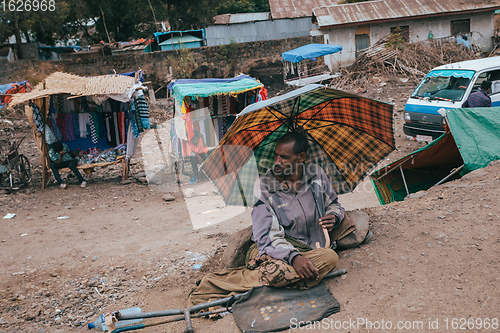 Image of Begging people on the street, Ethiopia