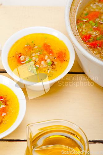 Image of Syrian barley broth soup Aleppo style