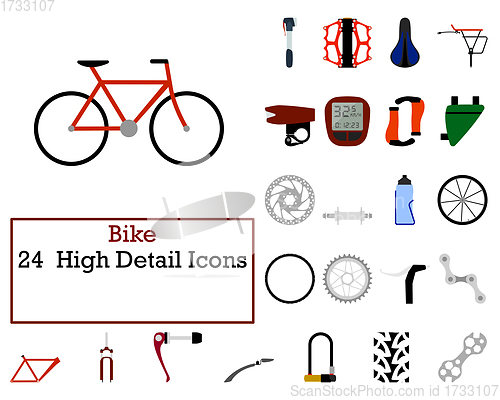 Image of Bike Icon Set
