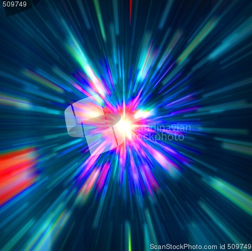 Image of abstract explosion background