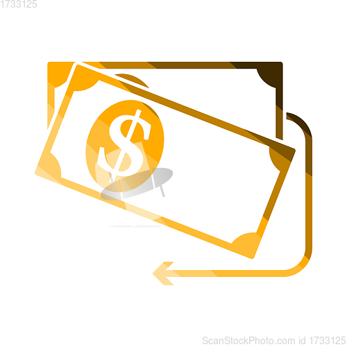 Image of Cash Back Dollar Banknotes Icon