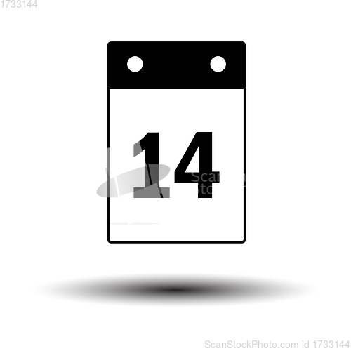 Image of Valentine Day Calendar Icon