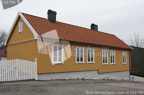 Image of wooden house. 