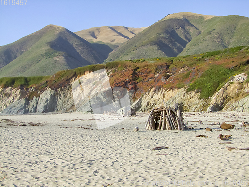 Image of idyllic coastal scenery in California