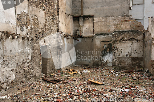 Image of Urban ruins background