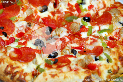 Image of Mediterranean pizza