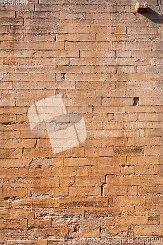 Image of stone block texture in Yeha temple, Ethiopia, Africa