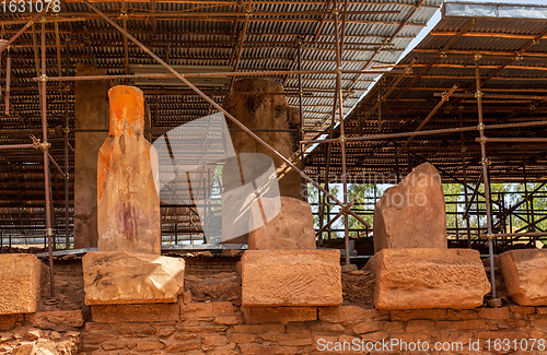 Image of Ruins of the Grat Beal Gebri temple of Yeha, Ethiopia, Africa