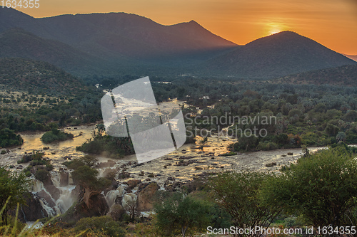 Image of Epupa Falls on the Kunene River in Namibia