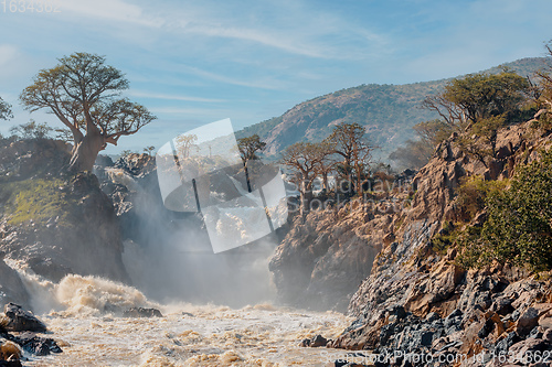 Image of Epupa Falls on the Kunene River in Namibia