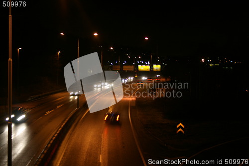 Image of Motorway at night