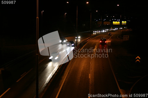 Image of Traffic in the evening