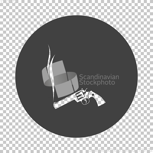 Image of Smoking Revolver Icon