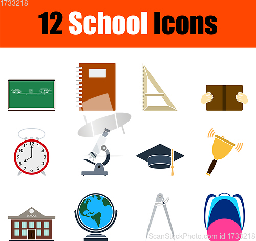 Image of School Icon Set