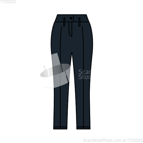 Image of Business Woman Trousers Icon