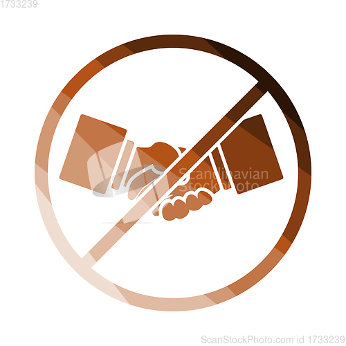 Image of No Hand Shake Icon