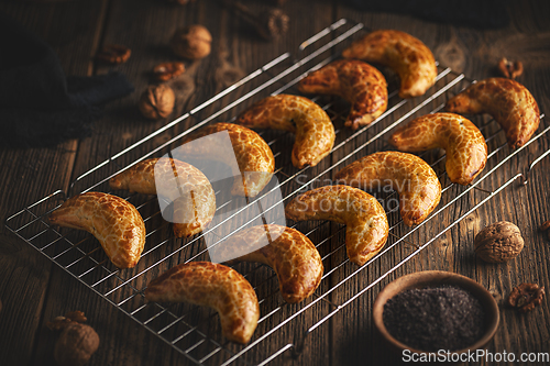 Image of Still life of Bratislava crescent rolls