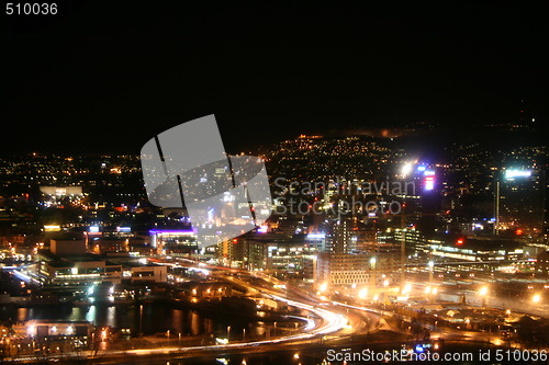 Image of Bjørvika at night