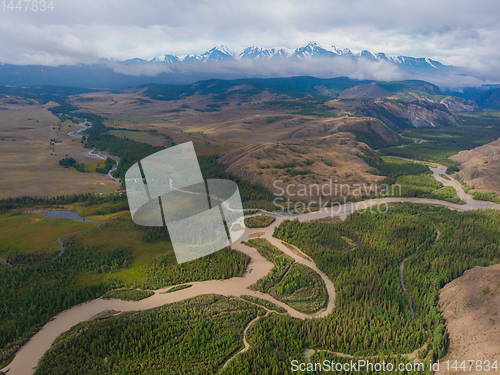 Image of Kurai steppe and Chuya river