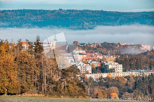 Image of view of the city of Jihlava, Czech Republic