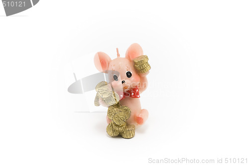 Image of Rose mouse, candle 2