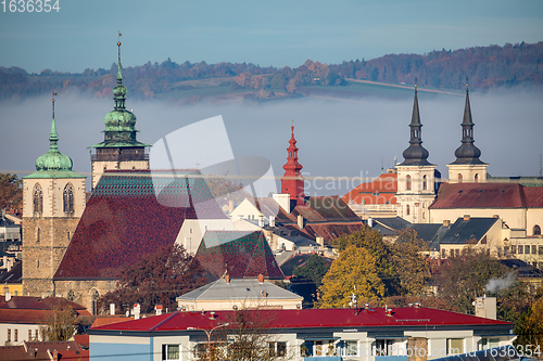 Image of view of the city of Jihlava, Czech Republic