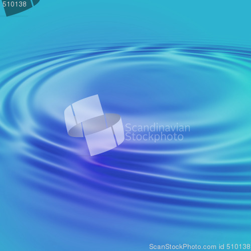 Image of gentle blue water ripples
