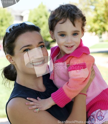 Image of Happy mother and daughter