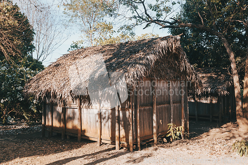 Image of Africa malagasy huts north Madagascar