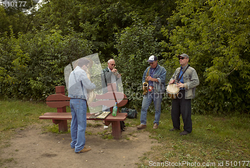 Image of Jazz Band in park