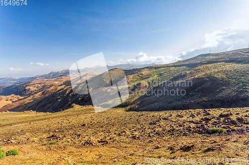 Image of landscape of Bale Mountain, Ethiopia wilderness