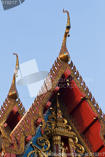 Image of Detail of Buddhist temple
