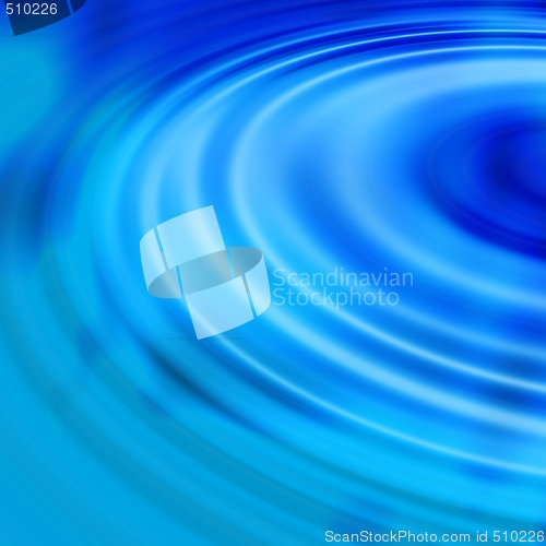 Image of blue water ripples