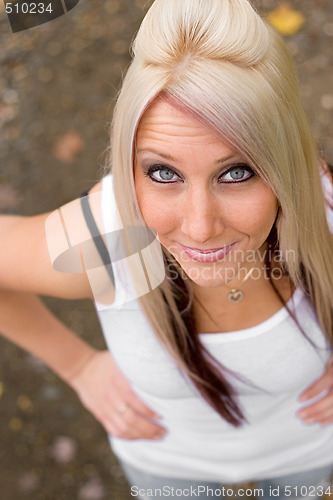 Image of Happy Blond Girl