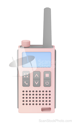 Image of Sketch of walkie-talkie