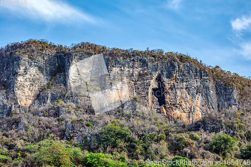 Image of mountain cavern on rock Antsiranana Madagascar