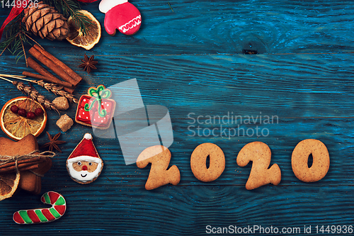 Image of Gingerbreads for new 2020 years