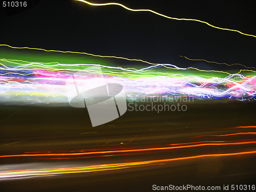 Image of Abstract Light Trails