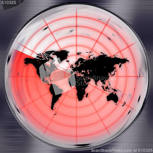 Image of World Radar Screen